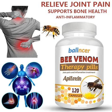 100 Natural Bee Venom Supplement Supports Overall Bone And Joint Health