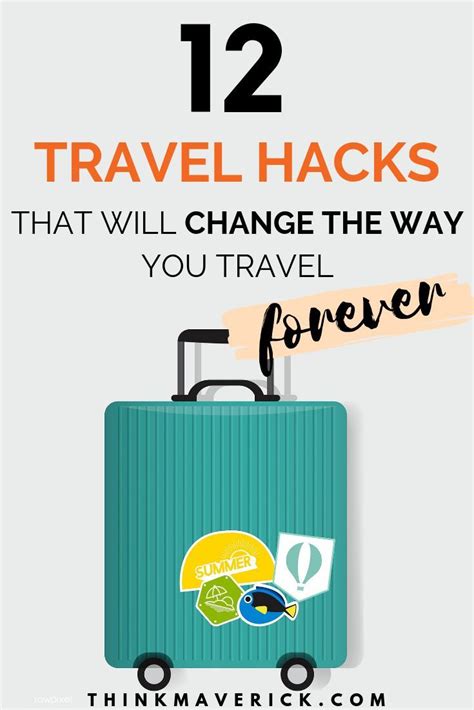 12 Best Travel Hacks To Save You Time Space And Money Thinkmaverick