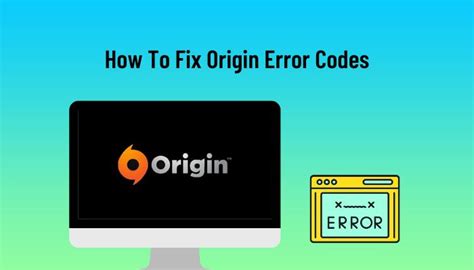 12 Origin Error Code Fixes That Work