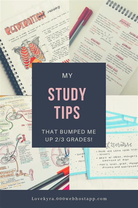 12 Study Tips In Pretty Letters To Boost Grades