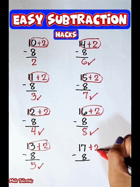 12 Subtraction Hacks For Easy Results