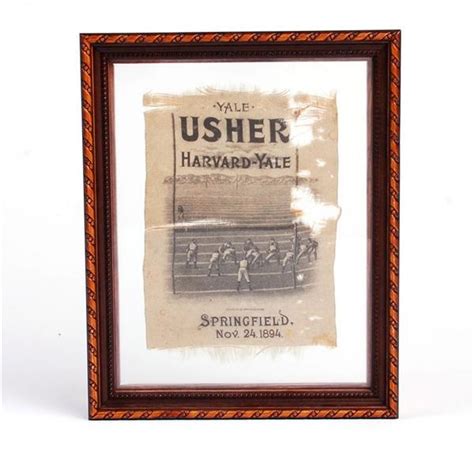 1894 Harvard Yale Football Usher Ribbon