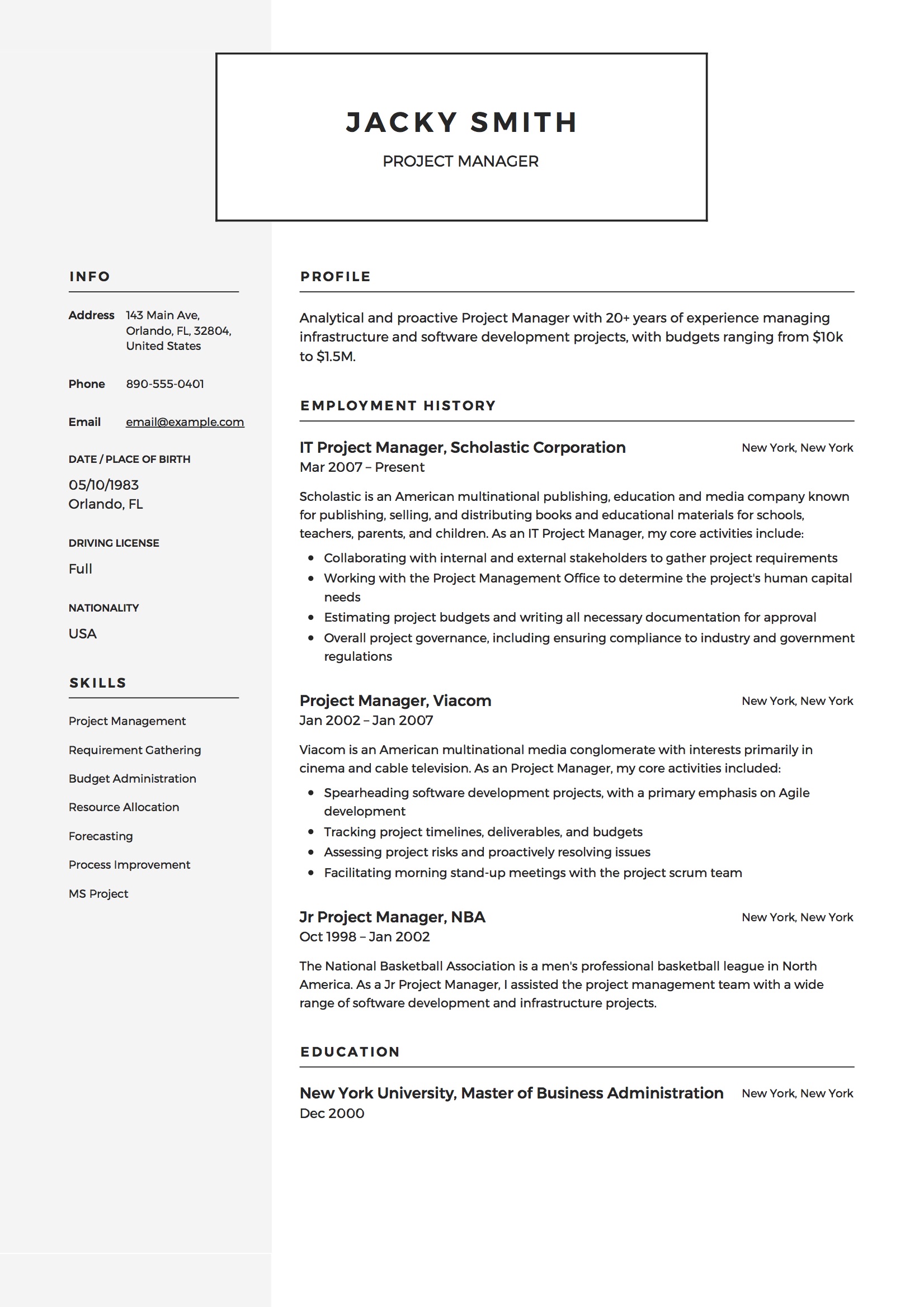 8 Project Coordinator Resume Examples Made For 2024