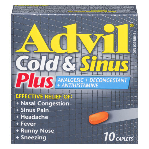 Advil Cold And Sinus Plus