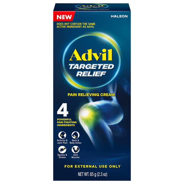 Advil Targeted Relief Pain Relieving Cream Shop Muscle Amp Joint Pain