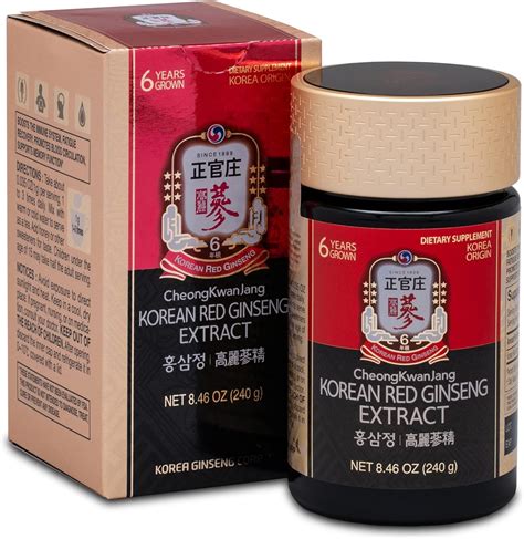 Amazon Com Korean Red Ginseng Extract 240G Jar Ginseng Supplement