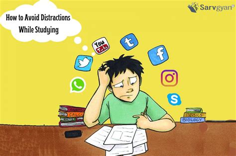 Avoid Distractions While Studying Statement