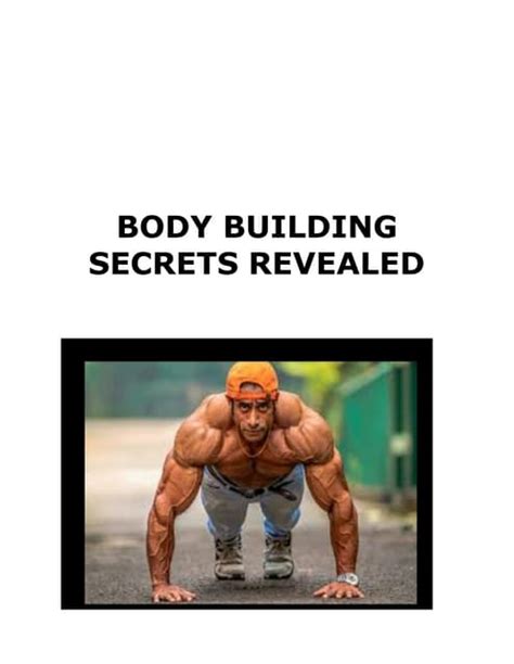 Body Building Secret Revealed Pdf