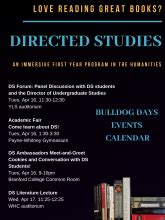 Bulldog Days Directed Studies