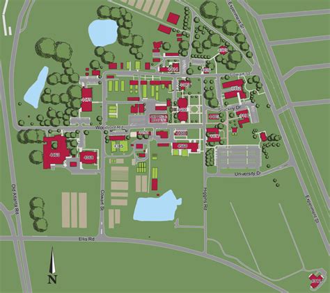 Campus Map University Of Georgia Griffin Campus