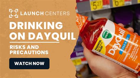 Can You Drink Alcohol On Dayquil Risks And Precautions Launch Centers