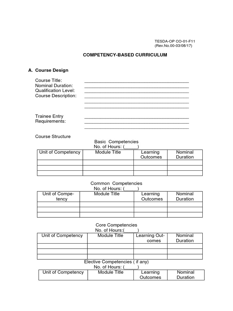 Cbc Blank Format Pdf Competence Human Resources Cognition