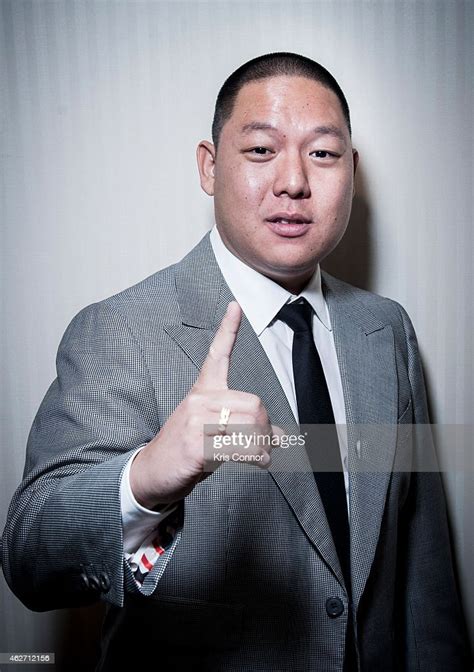 Chef Eddie Huang Poses For A Portrait On January 21 2015 At The