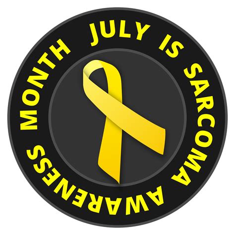 Clipart July Is Sarcoma Awareness Month