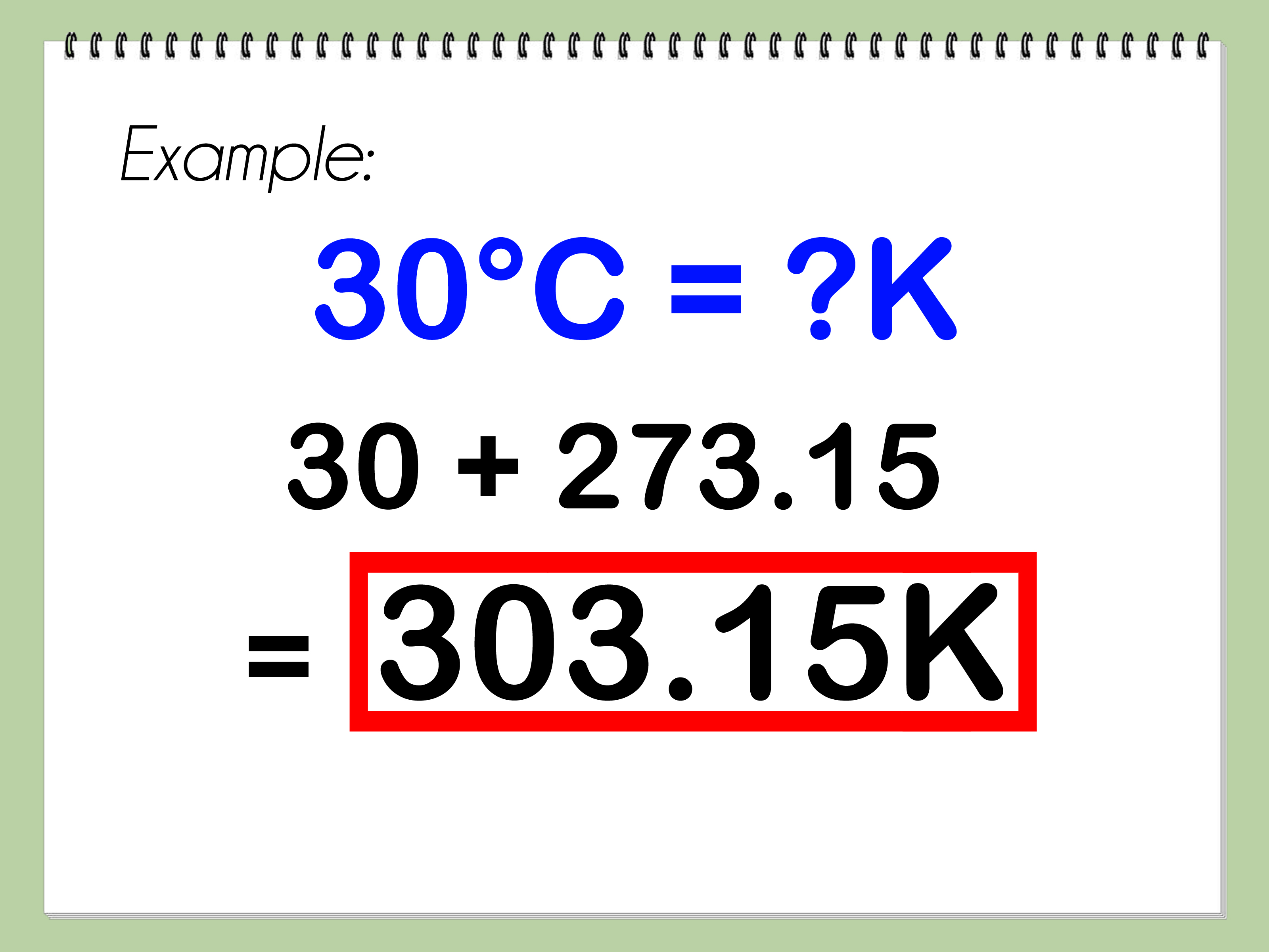 Convert Kelvin To Celsius Example Problem