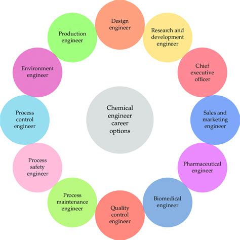 Displays Several Career Options And Possible Job Titles For Chemical