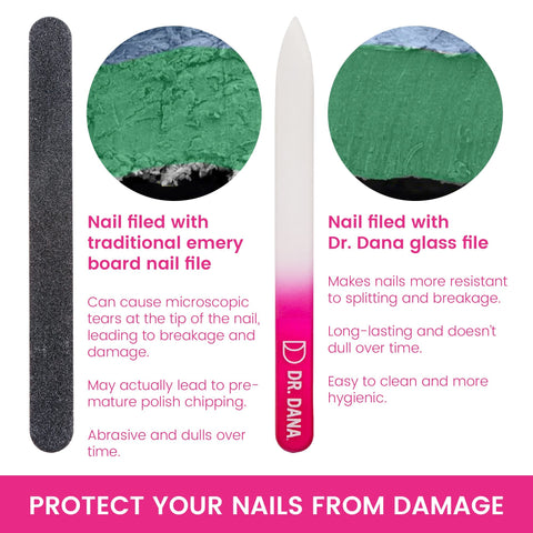 Emery Board Nail File: Smooths Nails Easily