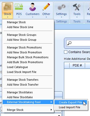 External Stocktaking Z Software