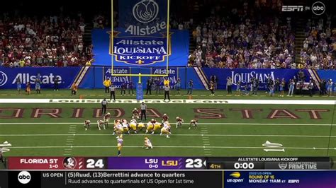 Florida State Game Winning Blocked Extra Point Vs Lsu 2022 College