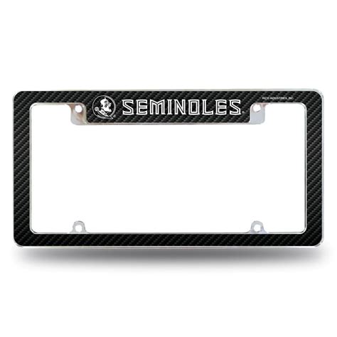 Florida State Seminoles License Plate Frame Chrome License Plate