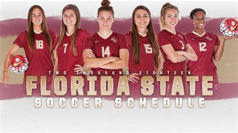 Florida State Soccer Releases 2018 Schedule