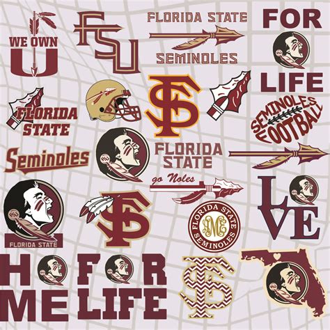 Florida State Svg Florida State Baseball Teams Bundle Svg Inspire