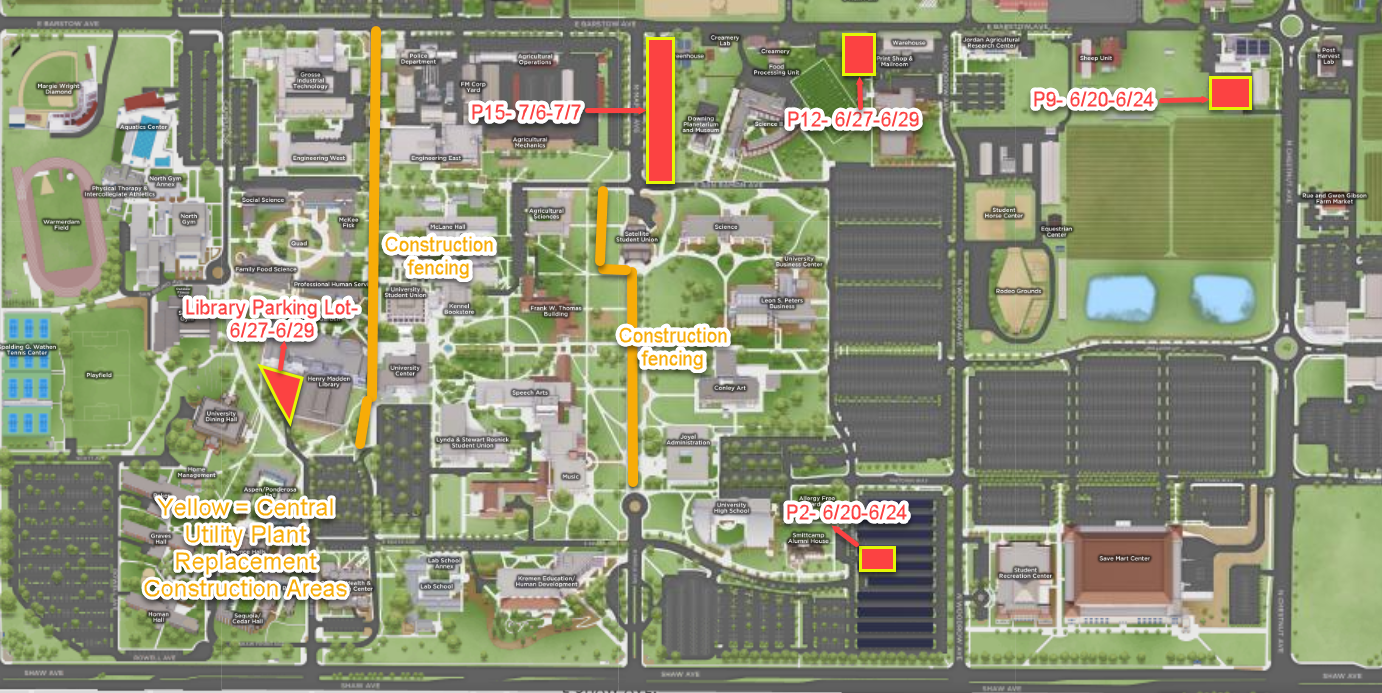 Fresno State Parking Lots 2025 Schedule Louis M Ellis