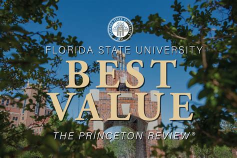 Fsu Tapped No 21 Amp 39 Best Value College Amp 39 By The Princeton Review