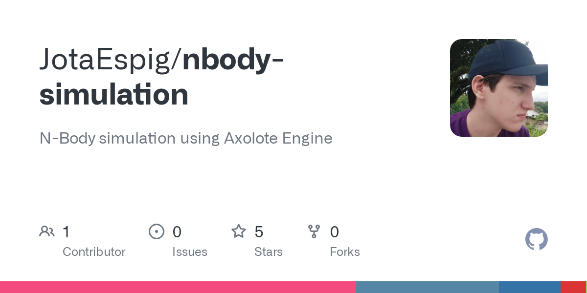 Github Jotaespig Nbody Simulation N Body Simulation Using Axolote Engine