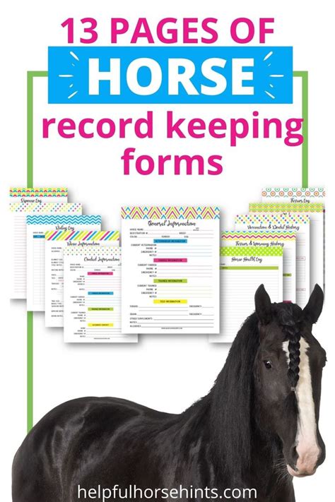 Horse Worming Schedule Examples And Forms