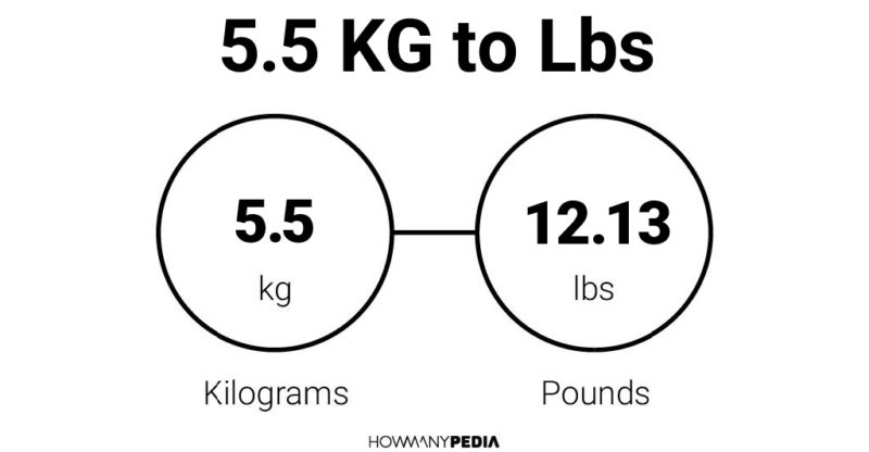 How To Convert 5.5 Kg To Lbs? Fast Answer