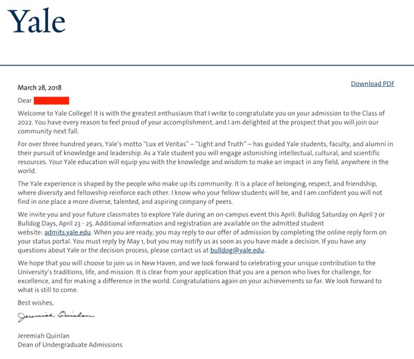 How To Get Into Yale Acceptance Metrics