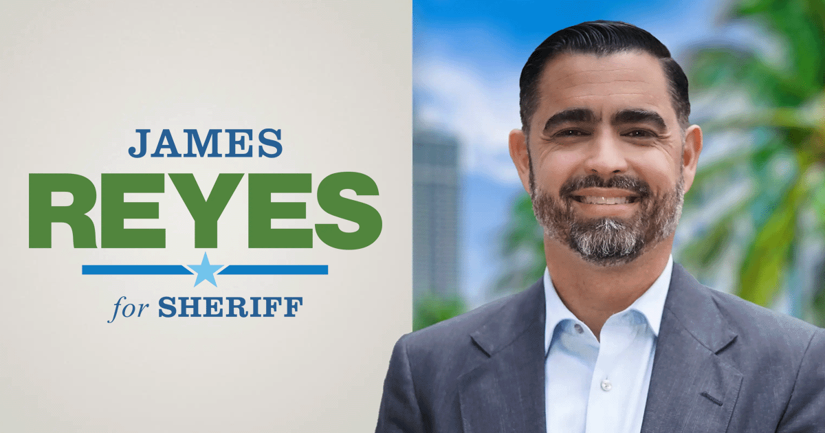 James Reyes Overwhelmingly Wins Democratic Primary For Miami Dade Sheriff