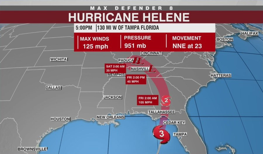 Live Helene Now An Extremely Dangerous Category 4 Hurricane