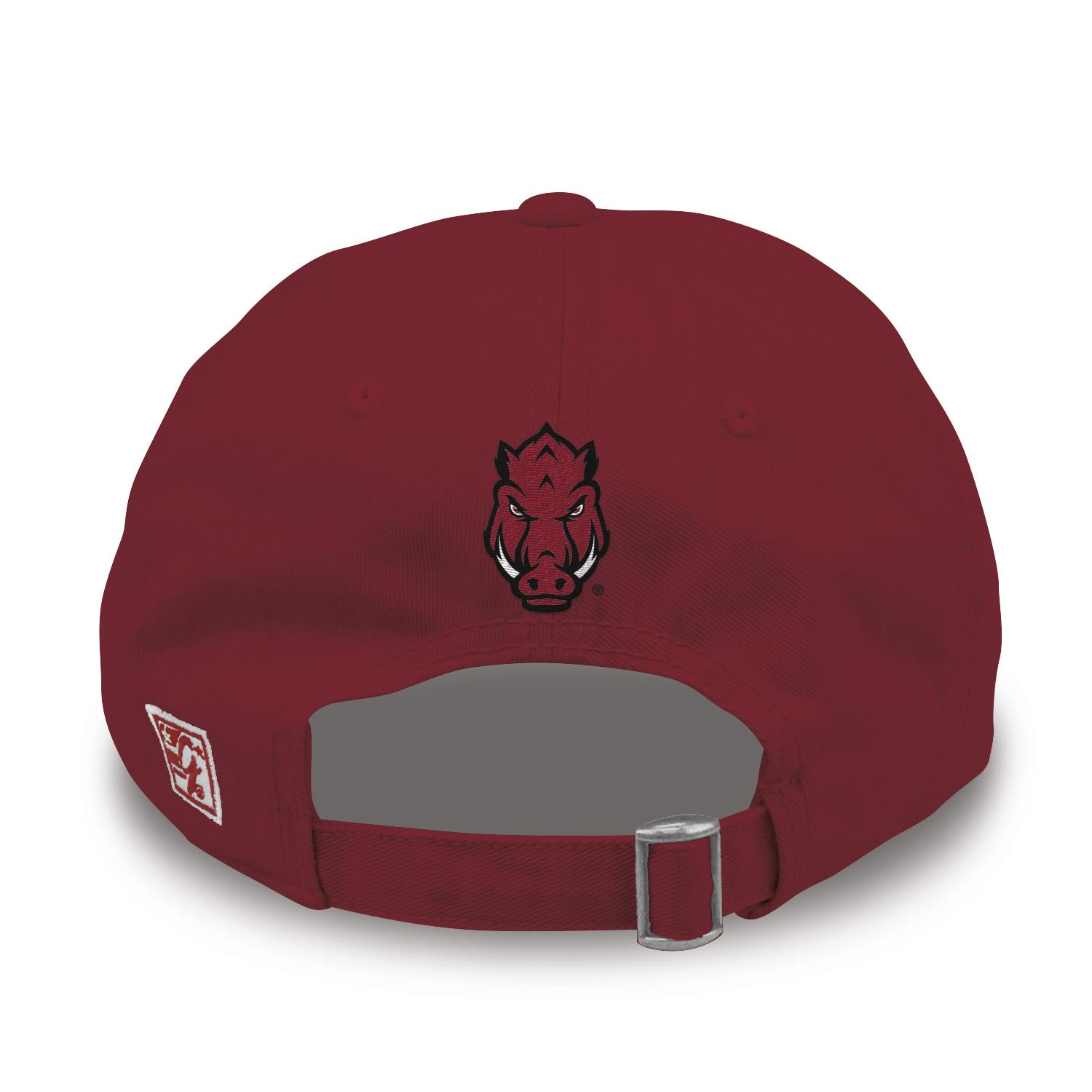 Ncaa Arkansas Hogs The Game Bar Design Adjustable Hat White Http