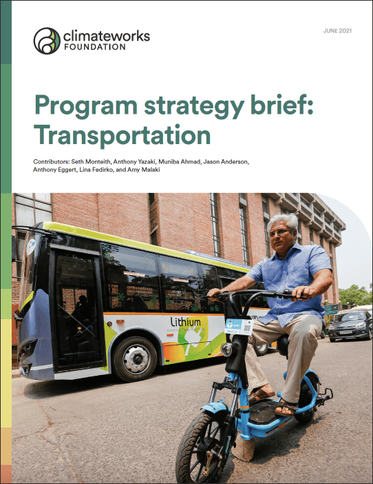 Program Strategy Brief Transportation Climateworks Foundation