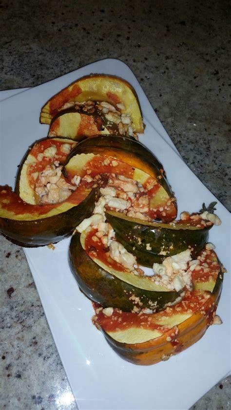 Roasted Acorn Squash With Feta Oregano Amp Tomato Recipes