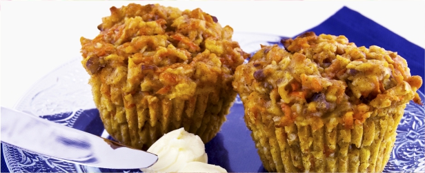 Robinhood Apple Carrot Raisin Whole Wheat Muffins