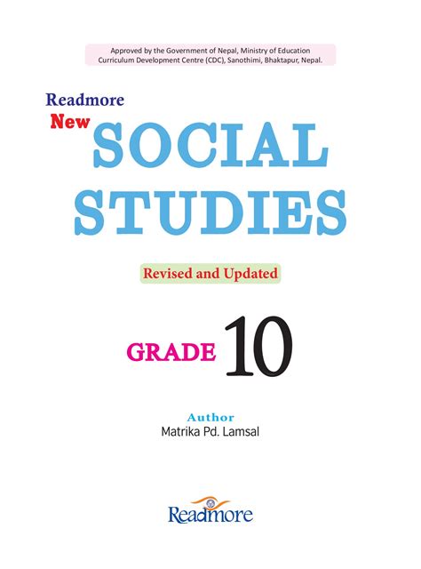 Social Studies Book 10 2078 Revised And Updated Edition Sameer Shakya