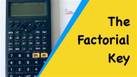 The Factorial Key How To Find A Factorial On A Casio Classwiz Fx Gt85x