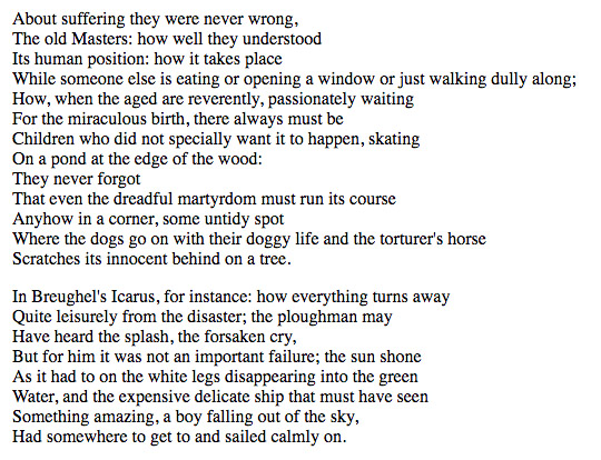 The Fall Of Auden