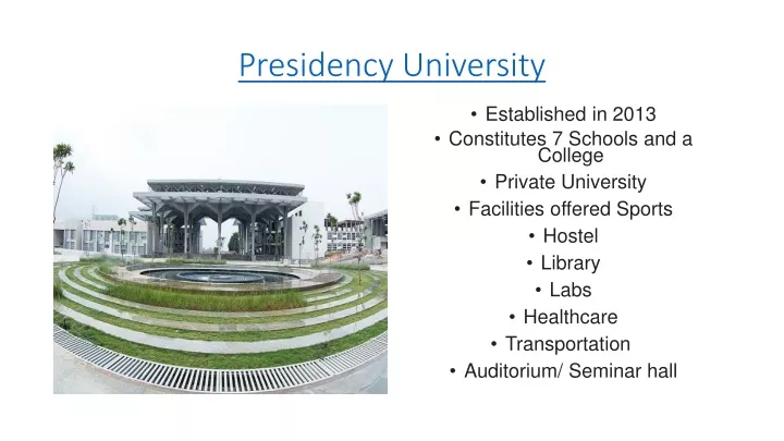 The Presidency Ppt Download