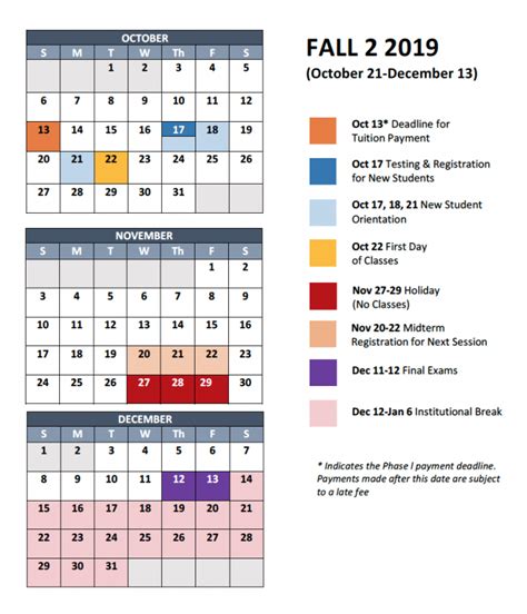 Uga Semester Calendar