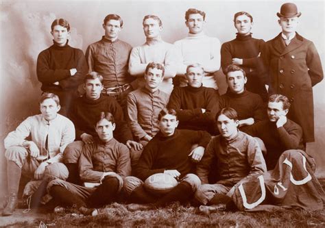 Unknown Early Photograph Of University Of Utah Football Team 1894