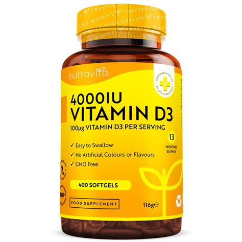 Vitamin D 4000Iu: Daily Dosage For Stronger Immunity