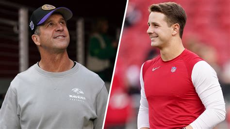 Watch Brock Purdy John Harbaugh Share Wholesome Moment After 49Ers Vs