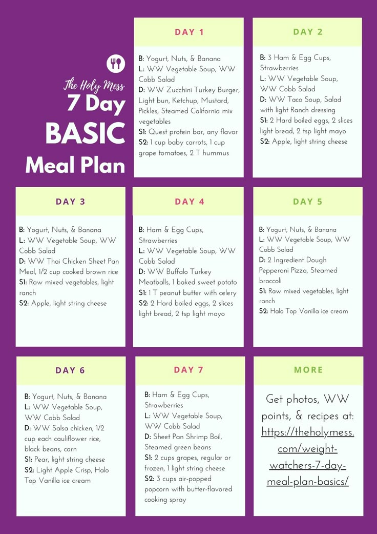 Weight Watchers 2024 Plan Printable