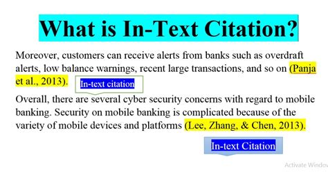 What Are In Text Citation And Referencing In Text Citation In Apa