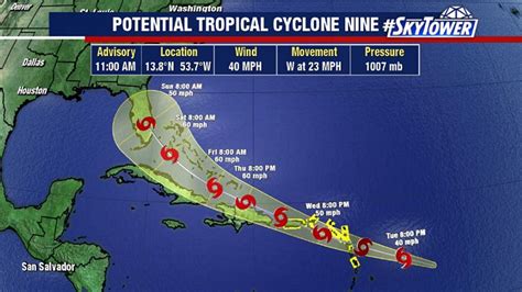 When Hits Tropical Cyclone Nine? Prepare Now