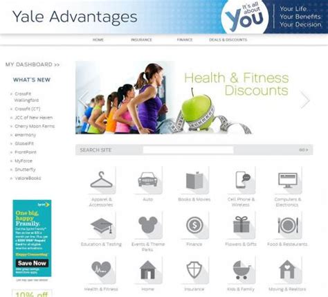 Yale Advantages Health Fitness Discounts Being Well At Yale